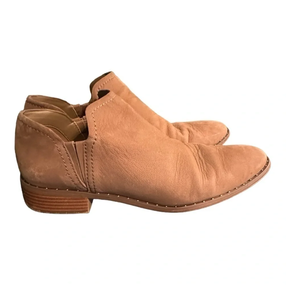 Steven by Steve Madden Choncey Tan Suede Ankle Boots, Size 9